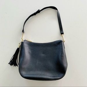 Cuyana Sustainable Leather Shoulder Bag Purse - Small Hobo